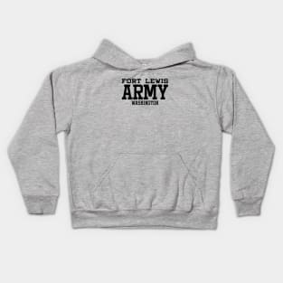 Mod.1 US Army Fort Lewis Washington Military Center Kids Hoodie